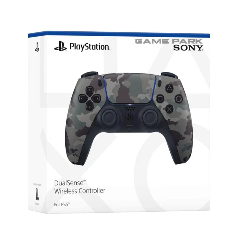 PS5 DualSense Wireless Controllers Gray Camouflage