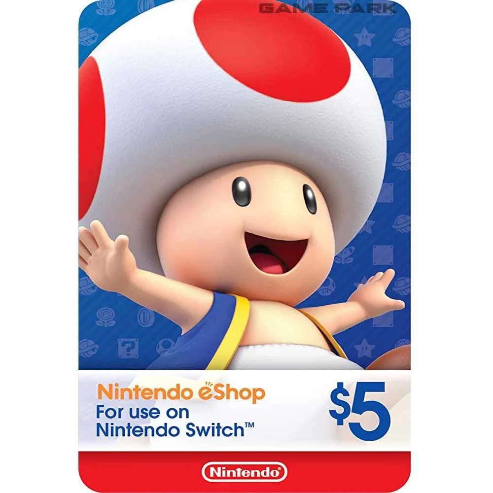 EShop 5 USD Nintendo Gift Card USA
