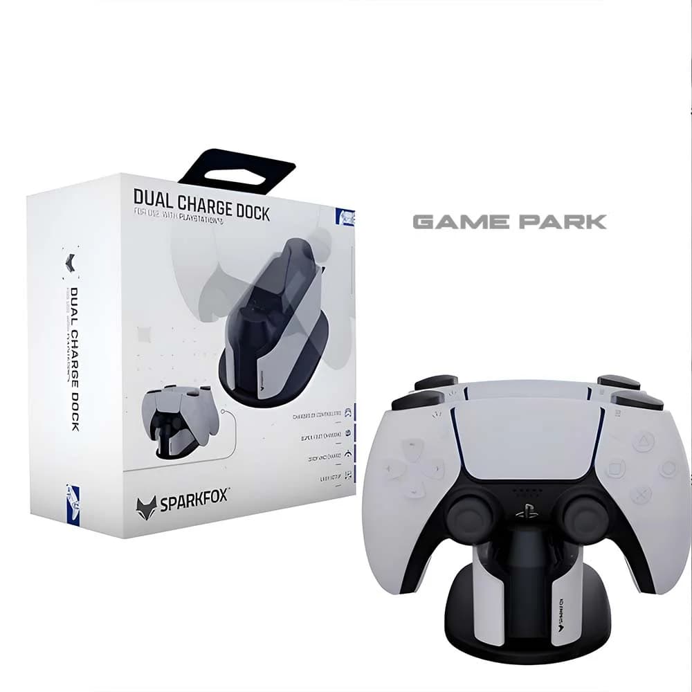 SparkFox PS5 Dual Controller Charging Dock W20P504